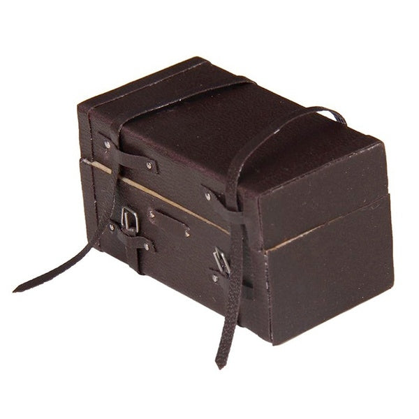 1/12 Miniature Dollhouse Carrying Vintage Suitcase Luggage Pretend Play Toys Accessory - Pretend Play Toys by PMC Jewellery | Online Shopping South Africa | PMC Jewellery