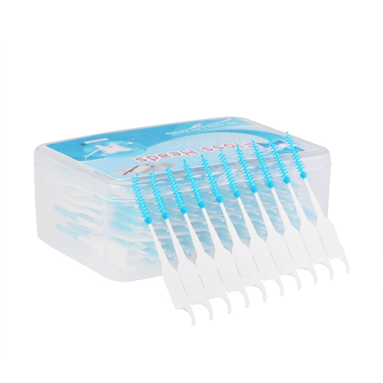 200pcs / Box Double Head Soft Silicone Spiral Floss Portable Dental Care Cleaning Tool - Dental Tools by PMC TechLife | Online Shopping South Africa | PMC TechLife | Buy Now Pay Later Mobicred