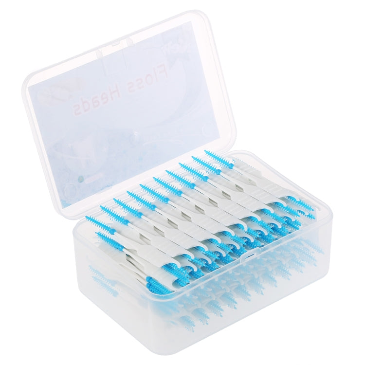 200pcs / Box Double Head Soft Silicone Spiral Floss Portable Dental Care Cleaning Tool - Dental Tools by PMC TechLife | Online Shopping South Africa | PMC TechLife | Buy Now Pay Later Mobicred