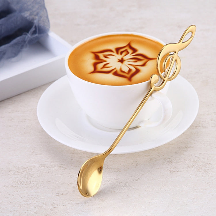 Creative Musical Note Spoon Coffee Stirring Scoop Stainless Steel Titanium Music Bar Spoon Gift Spoon(Blue) - free shipping - PMC TechLife - Order now!