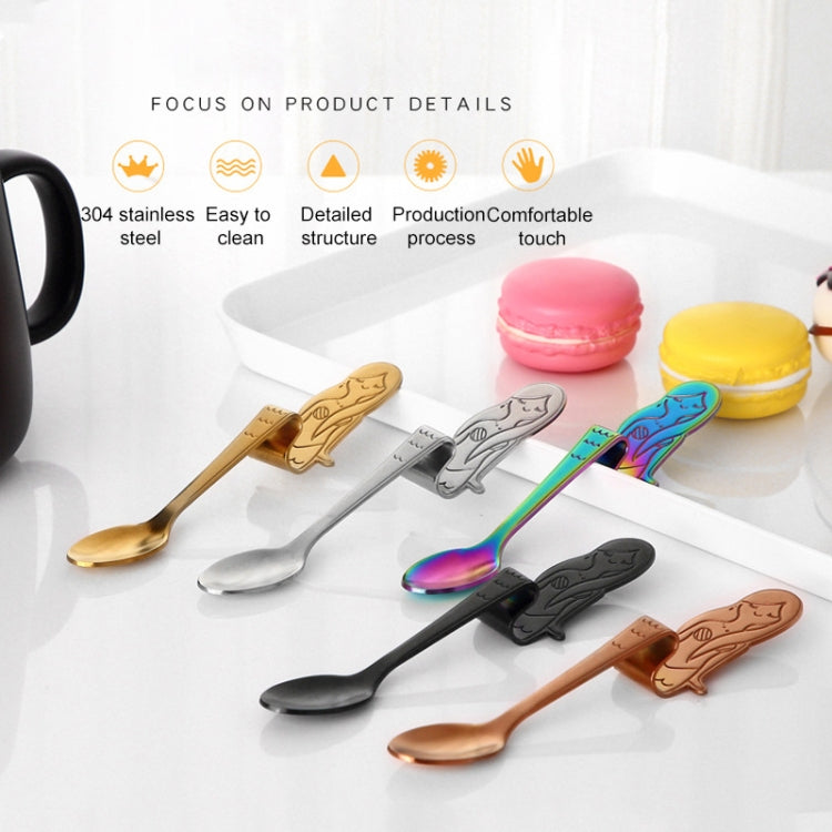 Creative Coffee Spoon Mermaid Shape Handle Spoons Flatware Drinking Tools, Color:Symphony - free shipping - PMC TechLife - Order now!