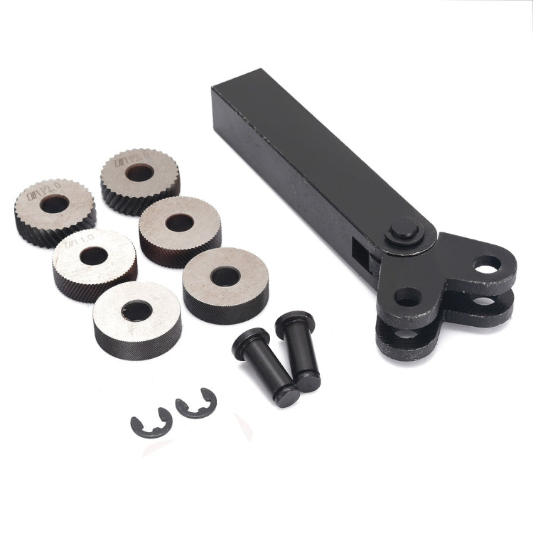 Hardened and Durable Steel Two-wheel Knurled Tool Kit, Style:1.2mm - Others by PMc TechLife | Online Shopping South Africa | PMc TechLife | Buy Now Pay Later Mobicred