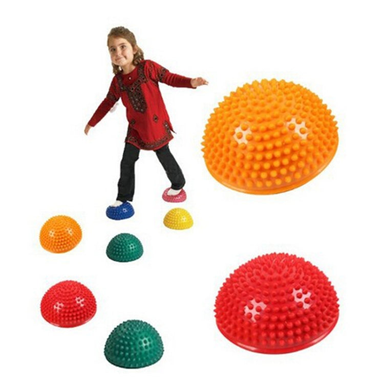 Hemisphere Balance Stepping Stones Durian Spiky Massage Ball Sensory Integration Indoor Outdoor Games Toys for Kids Children(Blue) - Toy Sports by PMC Jewellery | Online Shopping South Africa | PMC Jewellery
