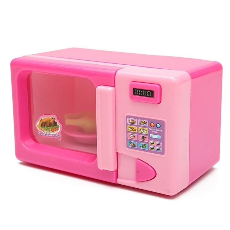 Children Mini Cute Microwave Oven Pretend Role Play Toy Educational for Kids Kitchen Toys(Pink) - Pretend Play Toys by PMC Jewellery | Online Shopping South Africa | PMC Jewellery