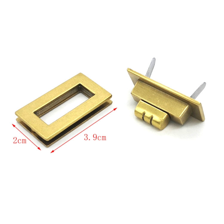 Handbag Hardware Accessories Gilt Metal Lock - Accessories by PMC TechLife | Online Shopping South Africa | PMC TechLife | Buy Now Pay Later Mobicred