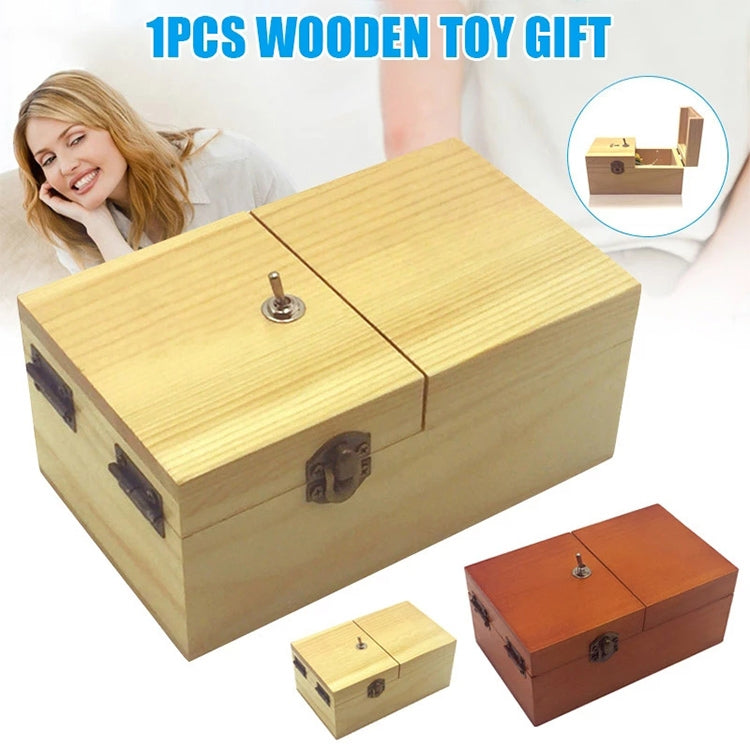 Creative Funny Present Marry Me Novel Wooden Anti-stress Toy(Dark Wood) - Fidget Cube by PMC Jewellery | Online Shopping South Africa | PMC Jewellery