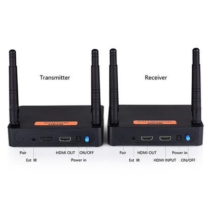 Measy FHD676 Full HD 1080P 3D 5-5.8GHz Wireless HDMI Transmitter (Transmitter + Receiver) Transmission Distance: 200m, Specifications:UK Plug - Set Top Box & Accessories by Measy | Online Shopping South Africa | PMC Jewellery | Buy Now Pay Later Mobicred