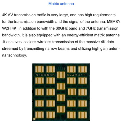 Measy W2H 60GHz 4K Ultra HD Wireless Transmission Kit, Transmission Distance: 30m, UK Plug - Set Top Box & Accessories by Measy | Online Shopping South Africa | PMC Jewellery | Buy Now Pay Later Mobicred