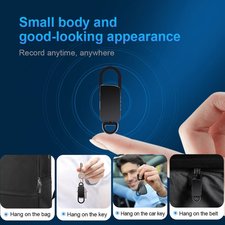 S20 16GB Keychain HD Noise Reduction Portable Recording Pen - U-Disk Recorder by PMC TechLife | Online Shopping South Africa | PMC TechLife | Buy Now Pay Later Mobicred