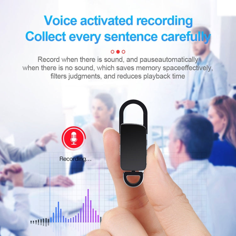 S20 16GB Keychain HD Noise Reduction Portable Recording Pen - U-Disk Recorder by PMC TechLife | Online Shopping South Africa | PMC TechLife | Buy Now Pay Later Mobicred