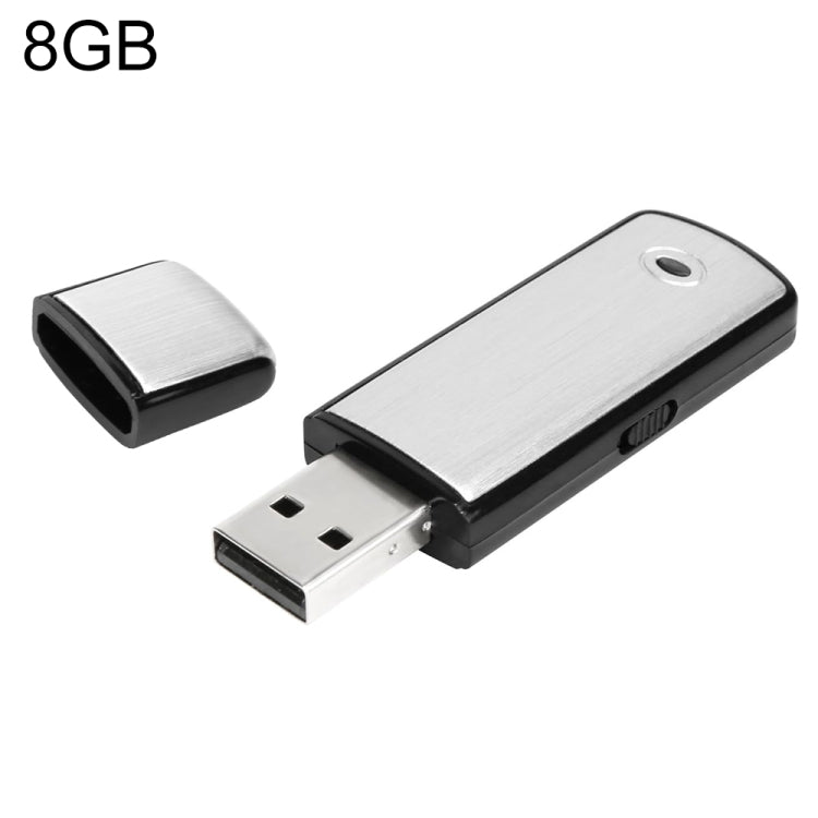 SK858 8GB Rechargeable Portable U-Disk Meeting Voice Recorder (Black) - U-Disk Recorder by PMC TechLife | Online Shopping South Africa | PMC TechLife | Buy Now Pay Later Mobicred