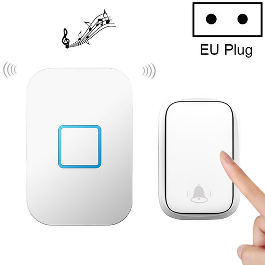 CACAZI FA88 Self-Powered Smart Home Wireless Doorbell, EU Plug(White) - Wireless Doorbell by CACAZI | Online Shopping South Africa | PMC Jewellery