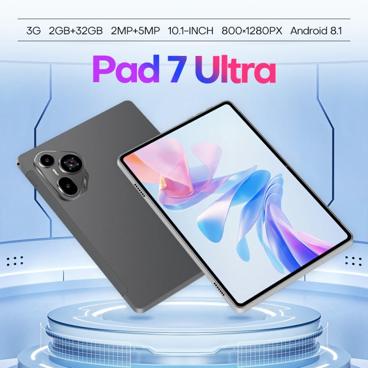 Pad7 Ultra 10.1 inch 3G Phone Call Tablet PC, 2GB+32GB, Android 8.1 MTK6737 Quad Core, EU Plug (Silver) - free shipping - PMc TechLife - Order now!