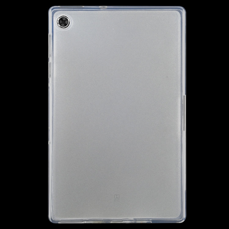 For Lenovo Tab M10 Plus 0.75mm Ultrathin Outside Glossy Inside Frosted TPU Soft Protective Case(Transparent) - Lenovo by PMC Jewellery | Online Shopping South Africa | PMC Jewellery