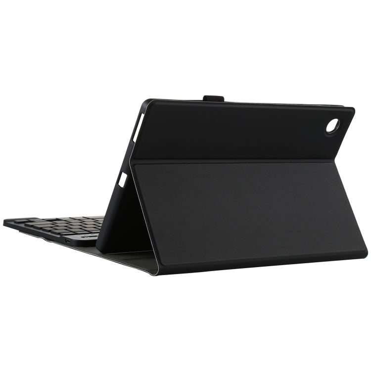 AM10S Detachable Bluetooth Backlight Keyboard Ultrathin Horizontal Flip Leather Tablet Case with Holder for Lenovo M10 Plus 10.3 inch X606F(Black) - Lenovo Keyboard by PMC Jewellery | Online Shopping South Africa | PMC Jewellery