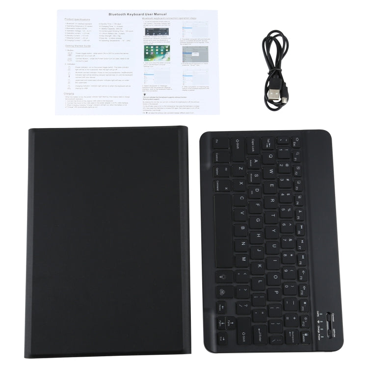 AM10S Detachable Bluetooth Backlight Keyboard Ultrathin Horizontal Flip Leather Tablet Case with Holder for Lenovo M10 Plus 10.3 inch X606F(Black) - Lenovo Keyboard by PMC Jewellery | Online Shopping South Africa | PMC Jewellery