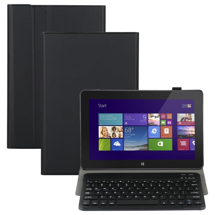 AM12 2 in 1 Removable Bluetooth Keyboard + Protective Leather Tablet Case with Holder for Lenovo Tab P11 (Tab-J606F)(Black) - Lenovo Keyboard by PMC TechLife | Online Shopping South Africa | PMC TechLife