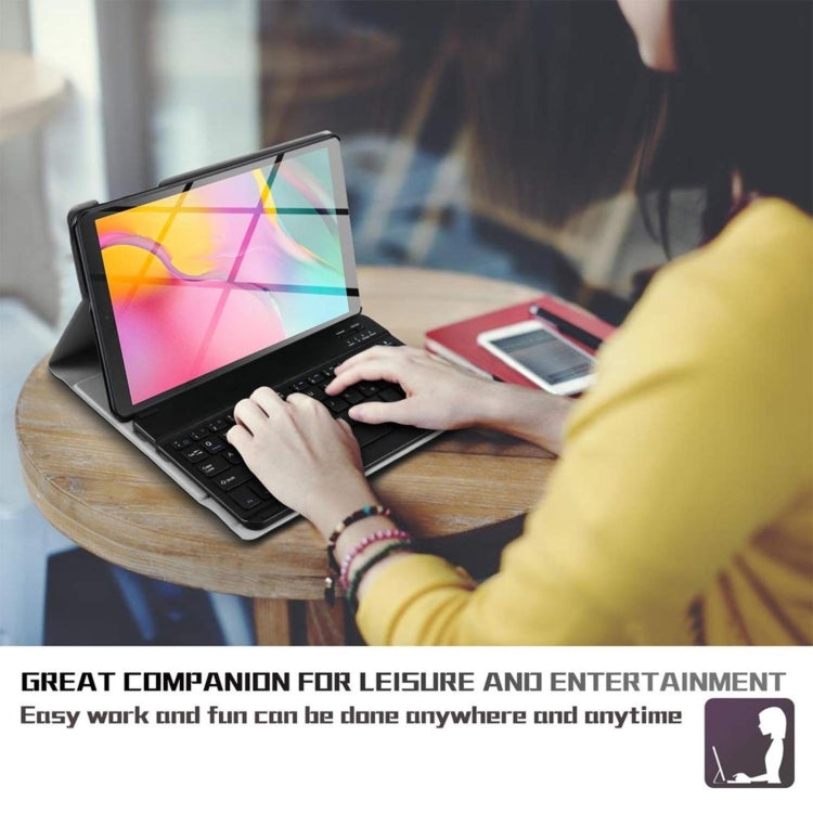 AM13 2 in 1 Removable Bluetooth Keyboard + Protective Leather Tablet Case with Holder for Lenovo Tab P11 Pro (TB-XJ706F)(Gold) - Lenovo Keyboard by PMC TechLife | Online Shopping South Africa | PMC TechLife