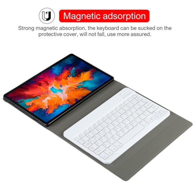 AM13 2 in 1 Removable Bluetooth Keyboard + Protective Leather Tablet Case with Holder for Lenovo Tab P11 Pro (TB-XJ706F)(Gold) - Lenovo Keyboard by PMC TechLife | Online Shopping South Africa | PMC TechLife