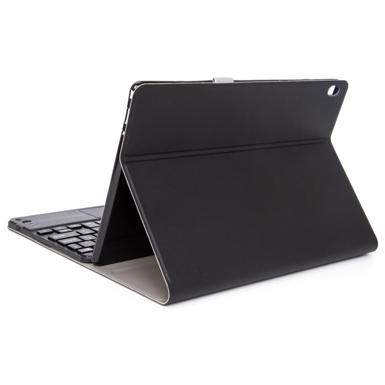 DY-E10 2 in 1 Removable Bluetooth Keyboard + Protective Leather Tablet Case with Touchpad & Holder for Lenovo Tab E10(Black) - Lenovo Keyboard by PMC Jewellery | Online Shopping South Africa | PMC Jewellery