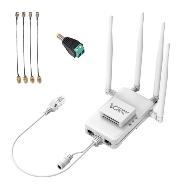 VONETS VAR1200-H 1200Mbps Wireless Bridge External Antenna Dual-Band WiFi Repeater, With 4 Antennas + DC Adapter Set - free shipping - PMC Jewellery - Order now!