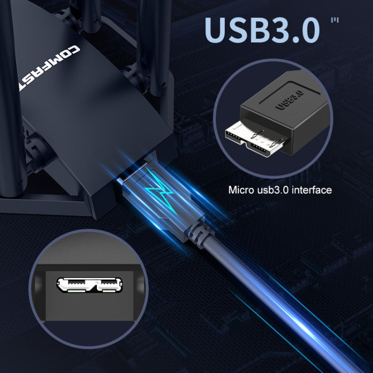 COMFAST CF-WU785AC 1300Mbps Dual-band Wifi USB Network Adapter with 4 Antennas - free shipping - PMC Jewellery - Order now!