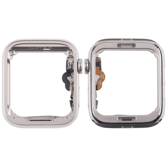 For Apple Watch Series 4 40mm LTE Stainless Steel Middle Frame Bezel Plate with Crown Spin Axis Flex Cable (Silver) - Middle Frame by PMC Jewellery | Online Shopping South Africa | PMC Jewellery | Buy Now Pay Later Mobicred