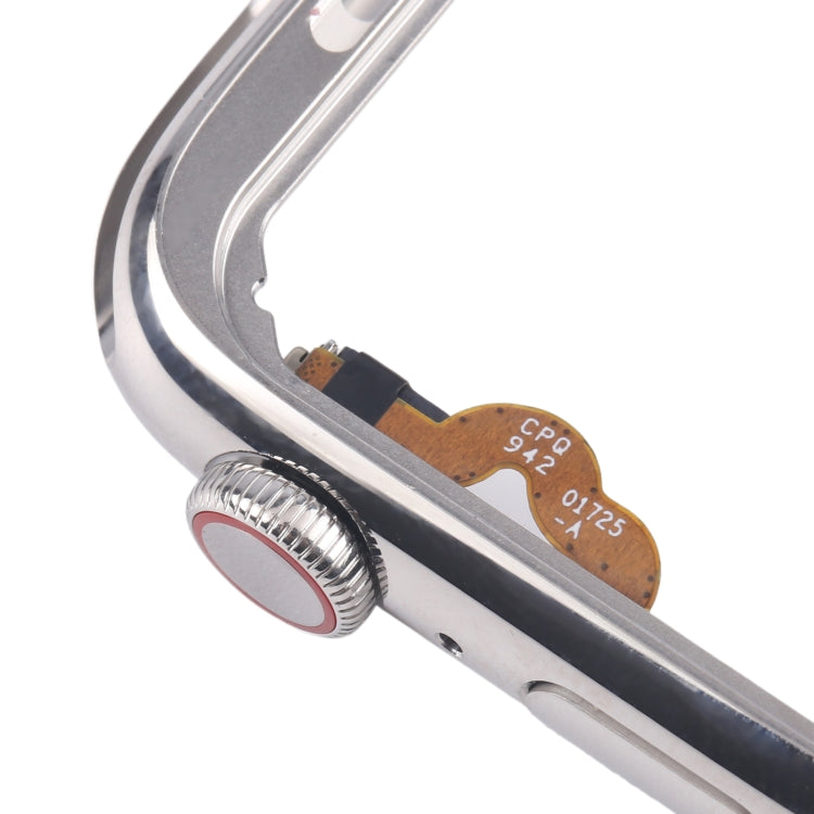 For Apple Watch Series 5 40mm LTE Stainless Steel Middle Frame Bezel Plate with Crown Spin Axis Flex Cable (Silver) - Middle Frame by PMC TechLife | Online Shopping South Africa | PMC TechLife | Buy Now Pay Later Mobicred