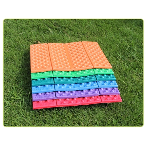 2 PCS Portable Folding Cellular Massage Cushion Outdoors Damp Proof Picnic Seat Mats EVA Pad(Blue) - Camping Mats by PMC TechLife | Online Shopping South Africa | PMC TechLife
