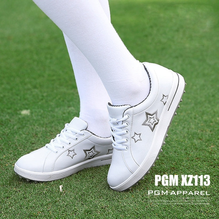 PGM Golf Breathable Sport Leisure Shoes for Women(Color:Hollow Five Pointed Star Size:40) - Running Shoes by PGM | Online Shopping South Africa | PMC Jewellery