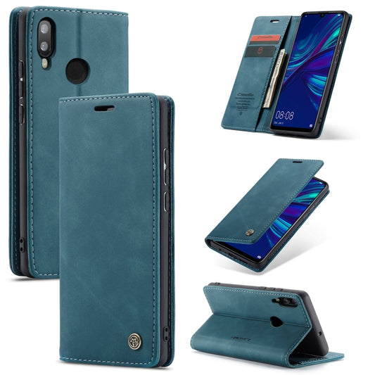 CaseMe Multifunctional Retro Frosted Horizontal Flip Leather Case for Huawei P Smart 2019 /  Honor 10 Lite, with Card Slots & Holder & Wallet(Blue) - Honor Cases by CaseMe | Online Shopping South Africa | PMC Jewellery | Buy Now Pay Later Mobicred