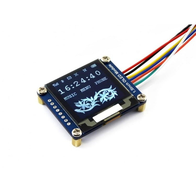 Waveshare General 1.5 inch 128x128 OLED Display Module, SPI/I2C interface - Modules Expansions Accessories by Waveshare | Online Shopping South Africa | PMC TechLife | Buy Now Pay Later Mobicred