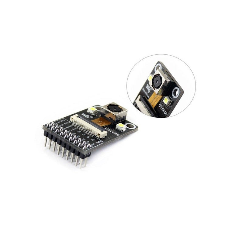 Waveshare OV5640 Camera Module Board (C), 5 Megapixel (2592x1944), Auto Focusing with Onboard Flash LED - Modules Expansions Accessories by Waveshare | Online Shopping South Africa | PMC Jewellery | Buy Now Pay Later Mobicred