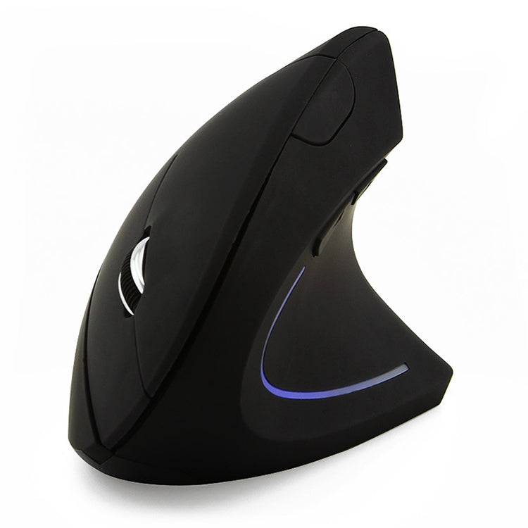 Battery Version Wireless Mouse Vertical 2.4GHz Optical Mouse (Black) - Wireless Mice by PMC Jewellery | Online Shopping South Africa | PMC Jewellery
