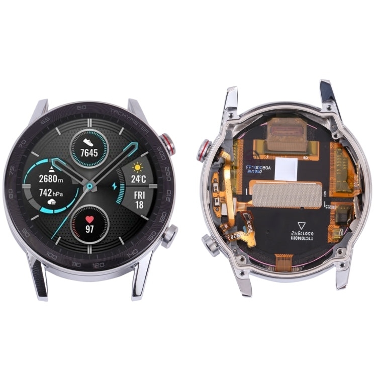 LCD Screen and Digitizer Full Assembly With Frame for Honor Magic Watch 2 MNS-B19 46mm(Silver) - For Huawei by PMC TechLife | Online Shopping South Africa | PMC TechLife
