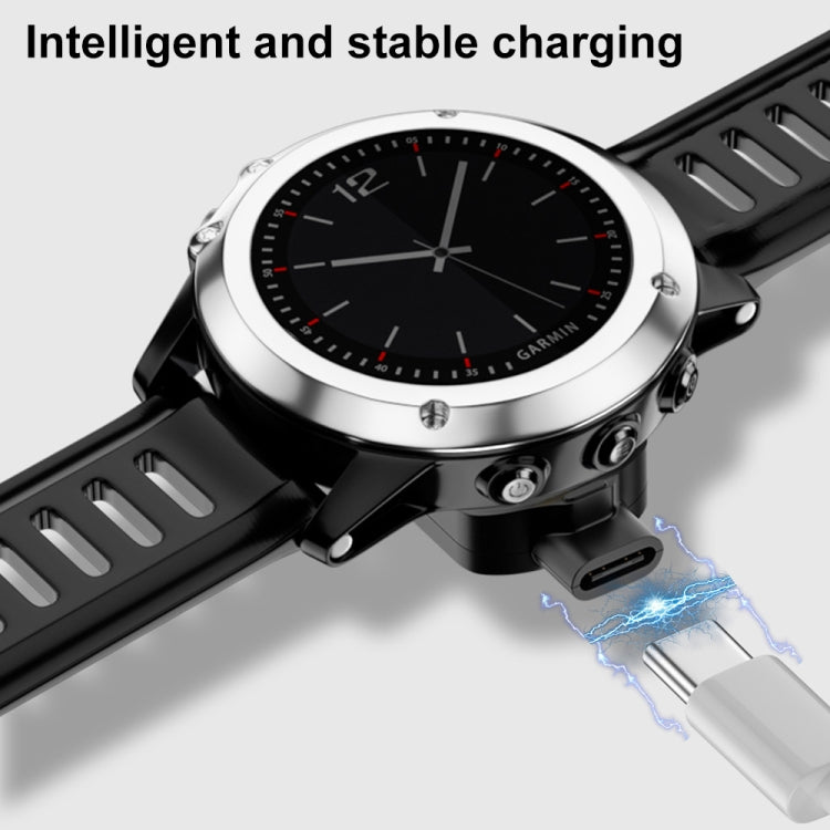 For Garmin MARQ2 Athlete Type-C Port Smart Watch Charging Adapter - Charger by PMC TechLife | Online Shopping South Africa | PMC TechLife