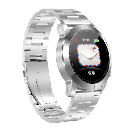 DTNO.1 S10 1.3 inches TFT Color Screen Smart Bracelet IP68 Waterproof, Steel Watchband, Support Call Reminder /Heart Rate Monitoring /Sleep Monitoring /Multi-sport Mode (Silver) - Smart Wristbands by DTNO.1 | Online Shopping South Africa | PMC Jewellery | Buy Now Pay Later Mobicred