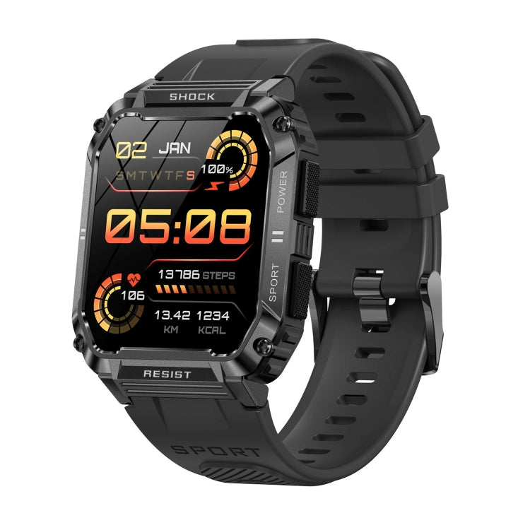 HAMTOD T3 1.95 inch Three Defenses Sport Smart Watch, Support BT Call / Sport Modes / Sleep / Heart Rate / Blood Oxygen / Blood Pressure Monitoring(Black) - Smart Watches by HAMTOD | Online Shopping South Africa | PMC Jewellery | Buy Now Pay Later Mobicred