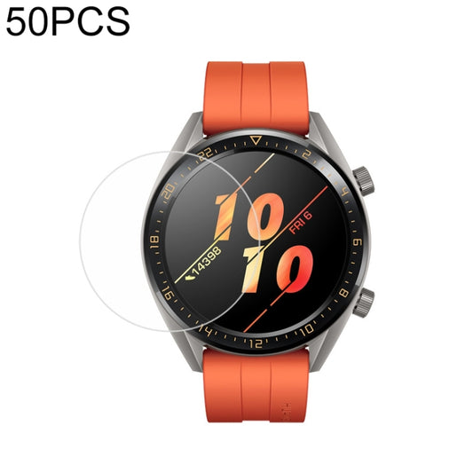 50 PCS For Huawei Watch 2 0.26mm 2.5D Tempered Glass Film - Screen Protector by ENKAY | Online Shopping South Africa | PMC Jewellery | Buy Now Pay Later Mobicred