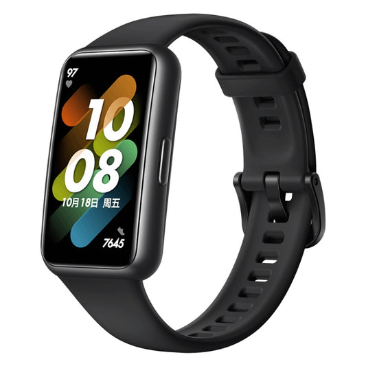 Original HUAWEI Band 7 NFC Edition, 1.47 inch AMOLED Screen Smart Watch, Support Blood Oxygen Monitoring / 14-days Battery Life(Black) - Wearable Devices by Huawei | Online Shopping South Africa | PMC Jewellery | Buy Now Pay Later Mobicred