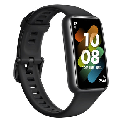 Original HUAWEI Band 7 NFC Edition, 1.47 inch AMOLED Screen Smart Watch, Support Blood Oxygen Monitoring / 14-days Battery Life(Black) - Wearable Devices by Huawei | Online Shopping South Africa | PMC Jewellery | Buy Now Pay Later Mobicred