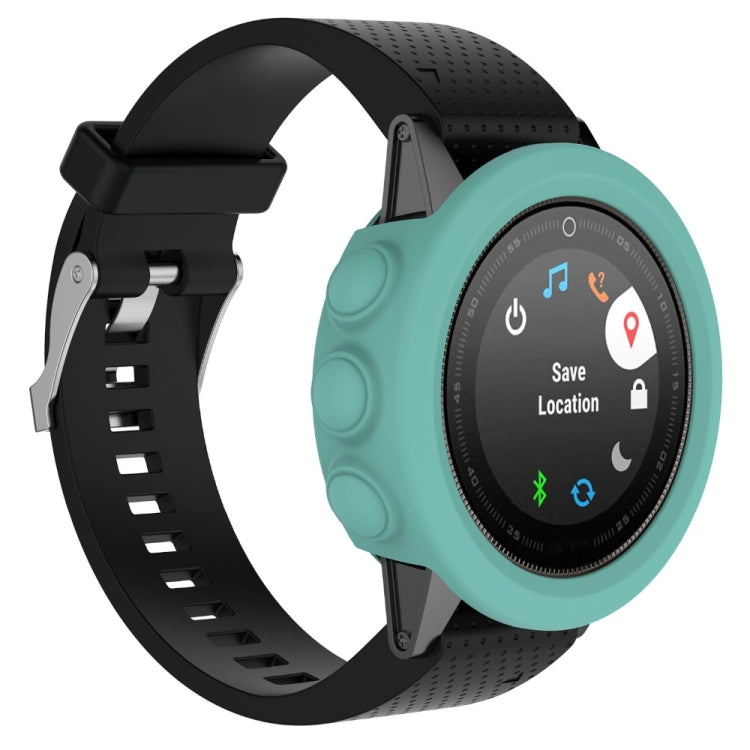 Solid Color Silicone Watch Protective Case for Garmin Fenix 5(Mint Green) - Screen Protector by ENKAY | Online Shopping South Africa | PMC TechLife | Buy Now Pay Later Mobicred