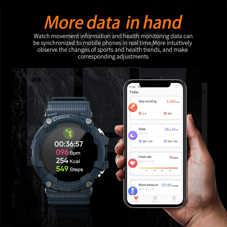 LOKMAT ATTACK 3 1.28 inch TFT Screen Sports Fitness Smart Watch, Support Bluetooth Call(Black) - Smart Watches by Lokmat | Online Shopping South Africa | PMC Jewellery | Buy Now Pay Later Mobicred