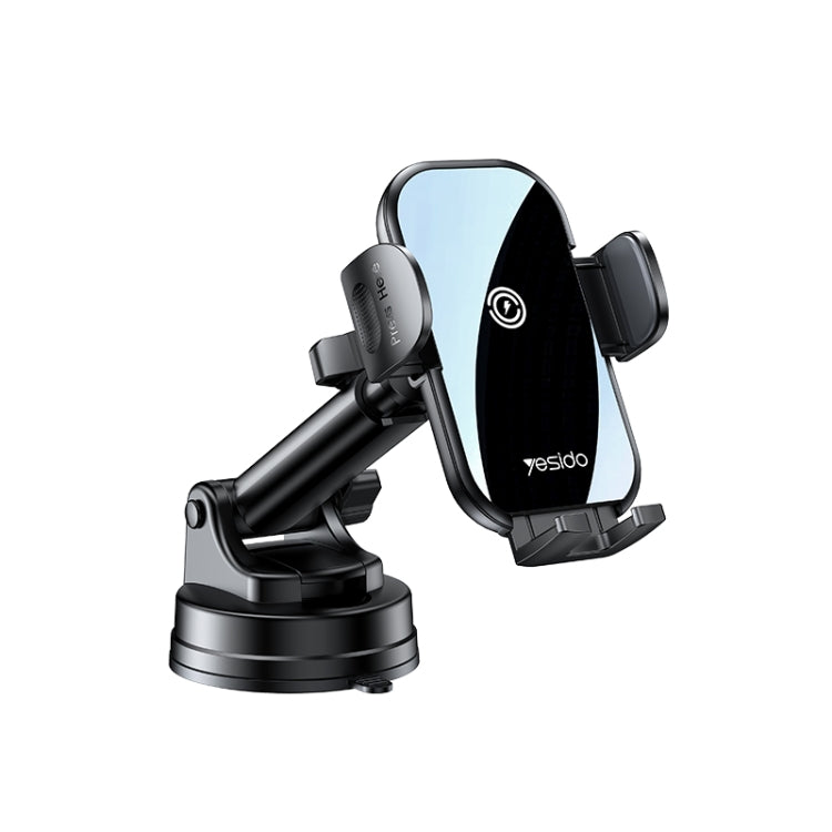 Yesido C197 15W 2 in 1 Suction Cup Type Wireless Charging Car Holder Set (Black) - Wireless Charger Holders by Yesido | Online Shopping South Africa | PMC TechLife | Buy Now Pay Later Mobicred