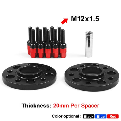 For Mercedes-Benz 20mm Car Modified Wheel Hub Flange Center Wheel Spacer with M12x1.5 Screws (Red) - Wheels Tires & Parts by PMC Jewellery | Online Shopping South Africa | PMC Jewellery