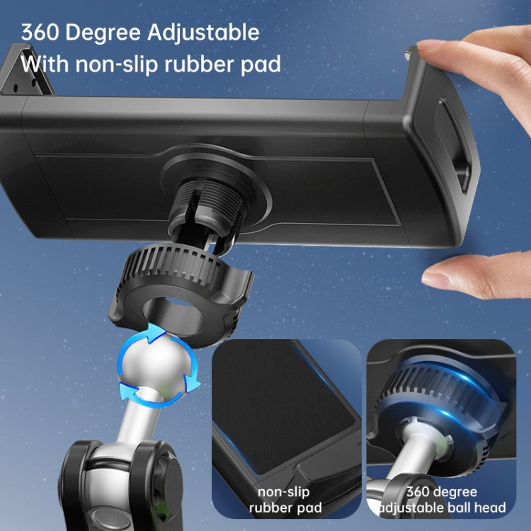 UBA-P1L Car Flexible Tablet Suction Cup Clamp Holder with Extension Rod without Remote Control - Car Holders by PMC TechLife | Online Shopping South Africa | PMC TechLife