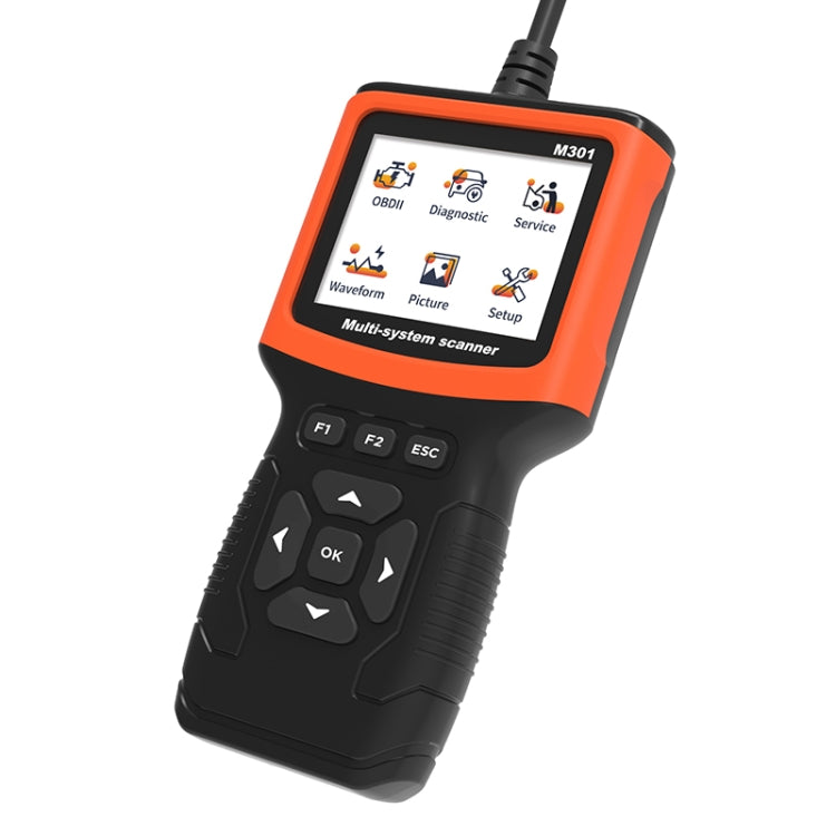 M301 9-18V OBD2 Car Code Reader Scanner Fault Detector - Code Readers & Scan Tools by PMC TechLife | Online Shopping South Africa | PMC TechLife