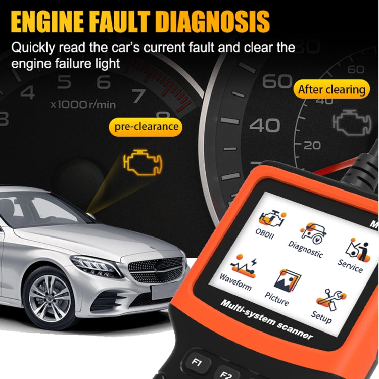 M301 9-18V OBD2 Car Code Reader Scanner Fault Detector - Code Readers & Scan Tools by PMC TechLife | Online Shopping South Africa | PMC TechLife