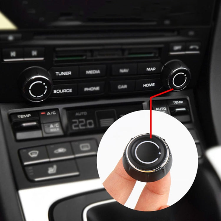 For Porsche Cayenne Left Driving Car Left CD Player Volume Adjustment Knob Cover 97064292901 - Car Switches by PMC TechLife | Online Shopping South Africa | PMC TechLife