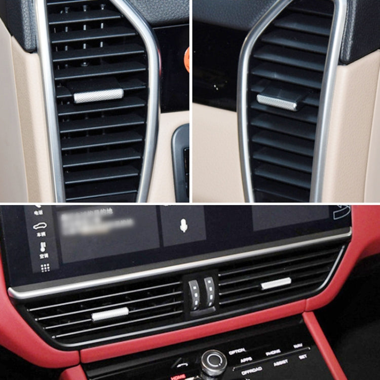 For Porsche Cayenne 2017-2021 Left Driving Car Air Conditioner Vent Paddle Strip 9Y0820952GOB - Car Interior Mouldings by PMC Jewellery | Online Shopping South Africa | PMC Jewellery